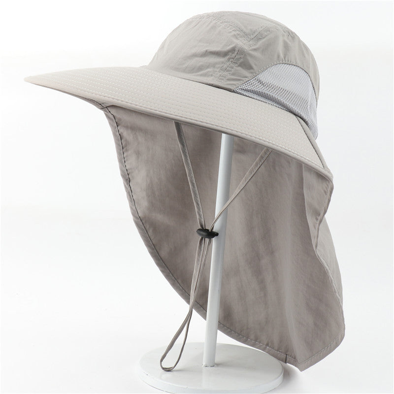 Wide Brim Sun Protection Hat with UV Shield – Ideal for Outdoor Fun