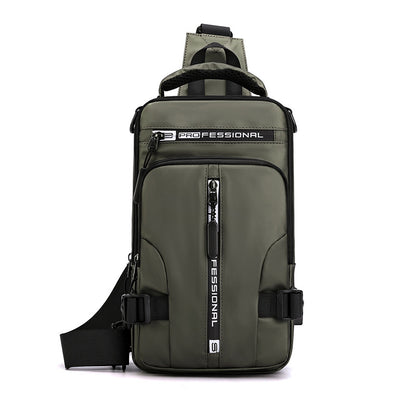 Men's Crossbody Bag with USB Charging Port – Versatile and Durable