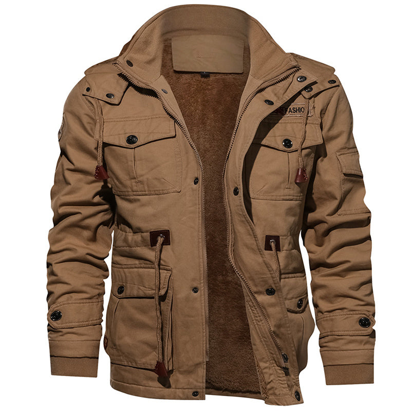 Men's Warm Tactical Winter Jacket - Durable and Water-Resistant