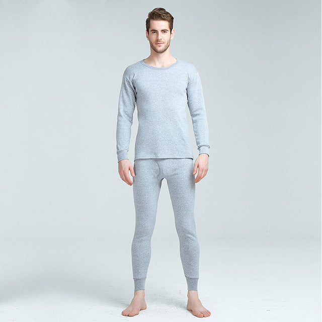 Men's Warm Thermal Underwear Set - Soft, Breathable, and Comfortable