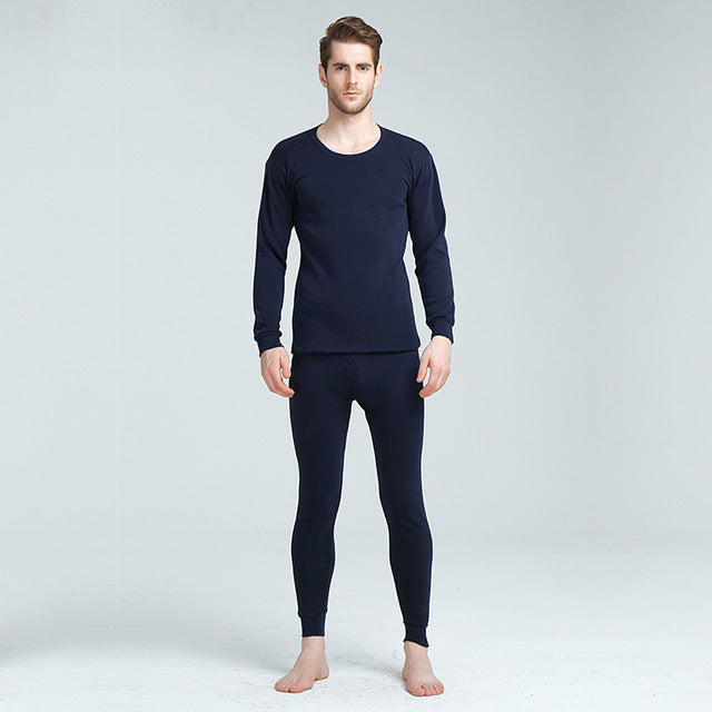 Men's Warm Thermal Underwear Set - Soft, Breathable, and Comfortable