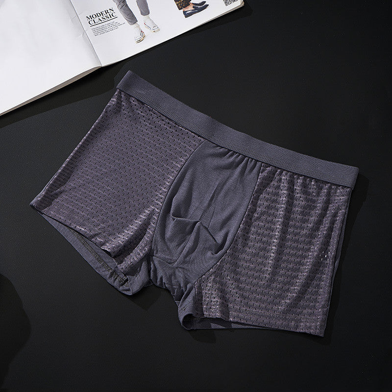 Men's Breathable Mesh Boxer Briefs Set - Cool and Comfortable Fit