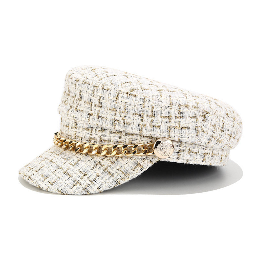 Classic Octagonal Cap - Stylish and Comfortable Hat