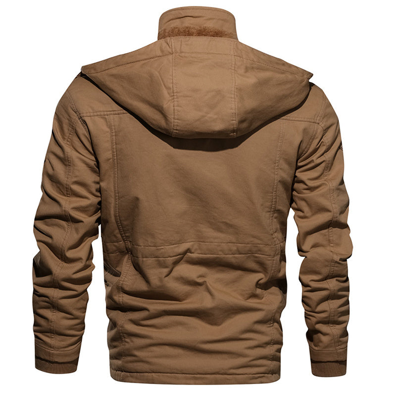 Men's Warm Tactical Winter Jacket - Durable and Water-Resistant