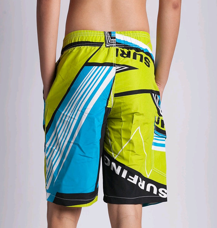 Men's Quick-Dry Graphic Swim Shorts - Bold and Comfortable