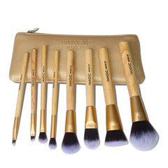 8 Piece Multi Purpose Makeup Brush Set With Carry Case