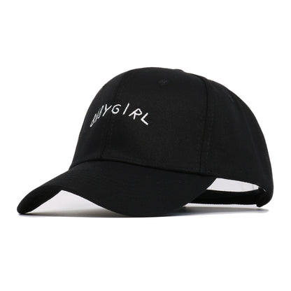 Babygirl" Embroidered Black Adjustable Cap