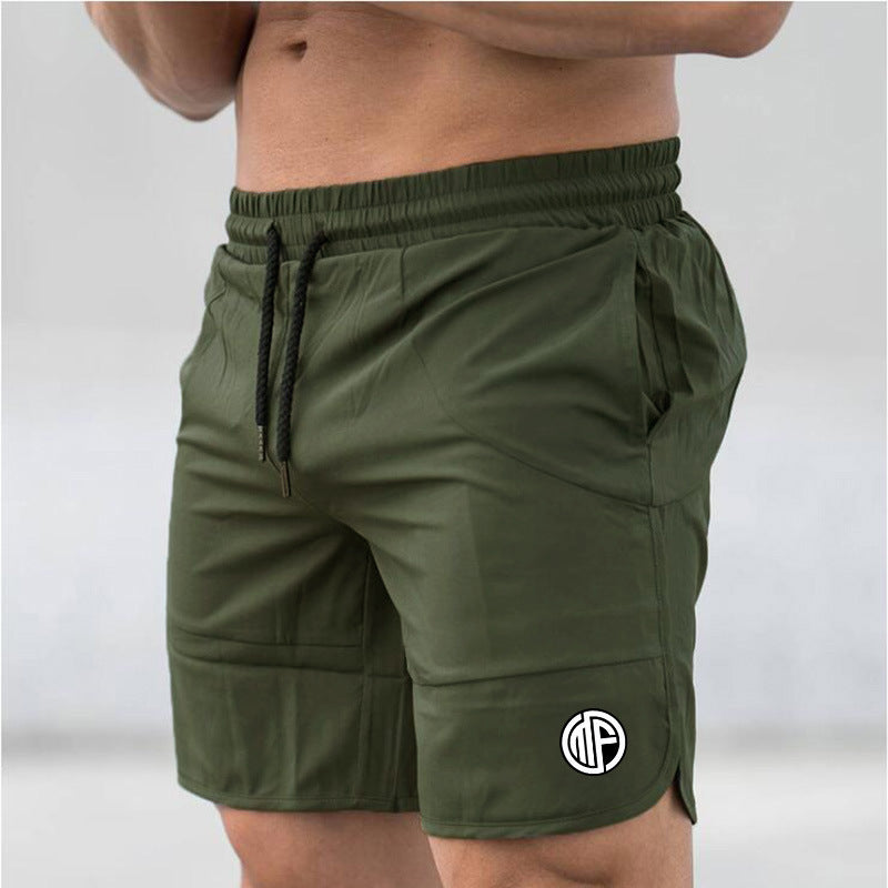 Men's Quick-Dry Swim Shorts with Drawstring and Pockets