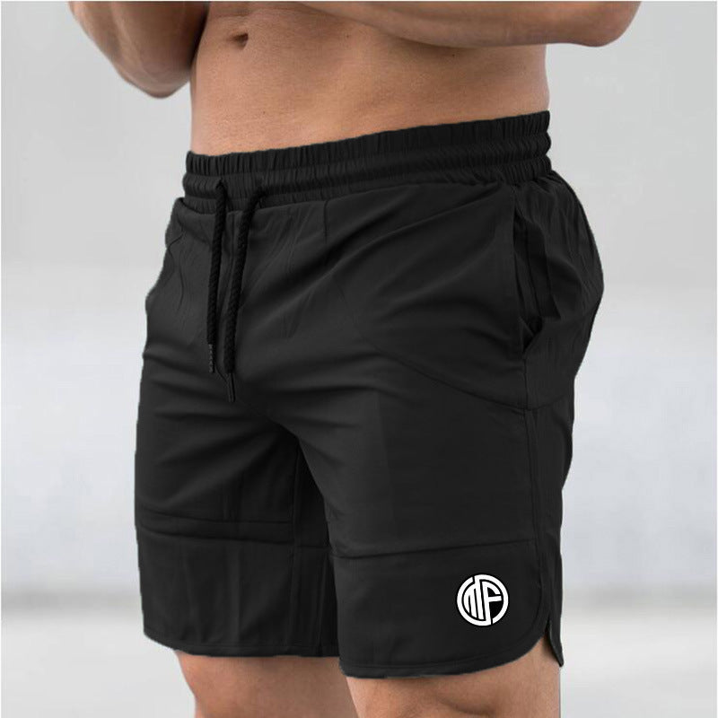 Men's Quick-Dry Swim Shorts with Drawstring and Pockets