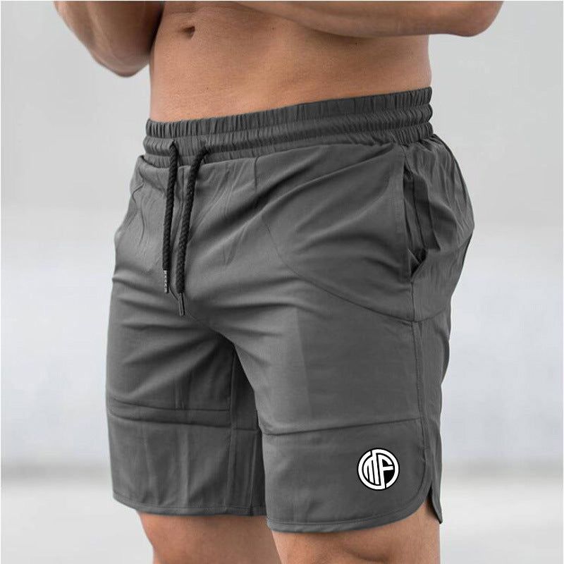 Men's Quick-Dry Swim Shorts with Drawstring and Pockets