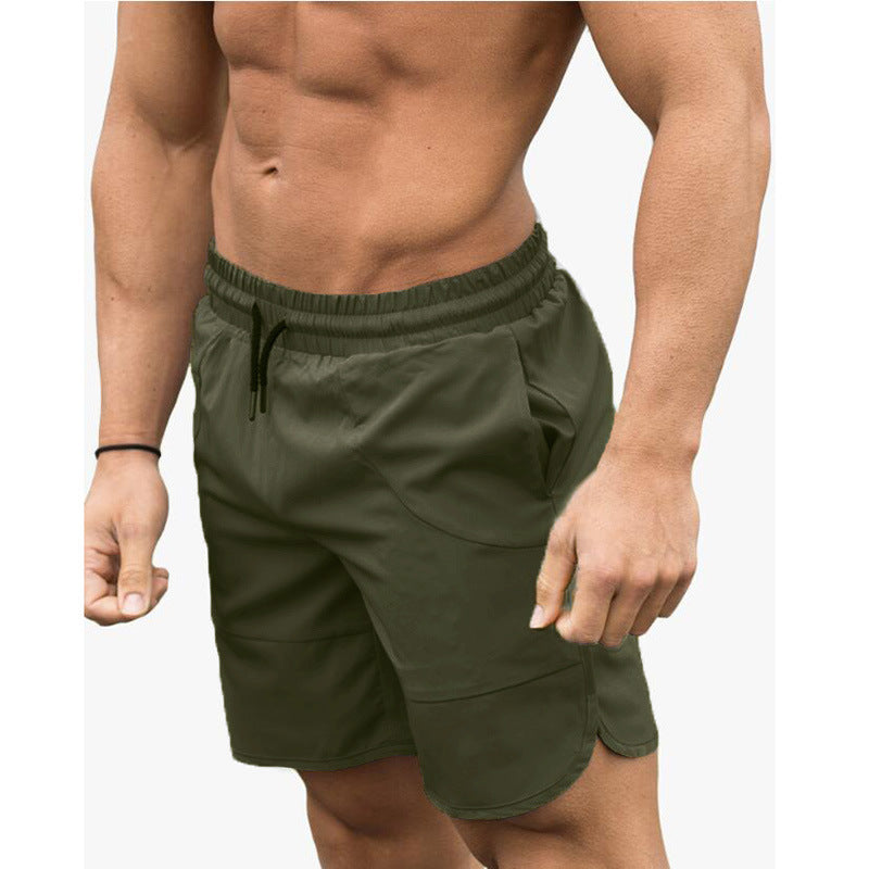 Men's Quick-Dry Swim Shorts with Drawstring and Pockets