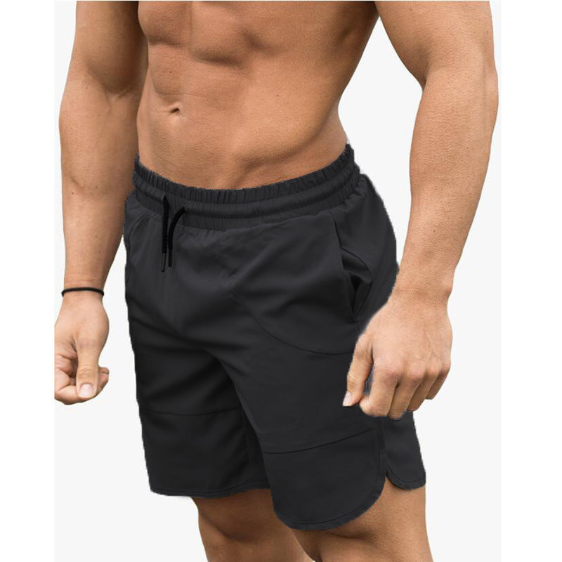 Men's Quick-Dry Swim Shorts with Drawstring and Pockets