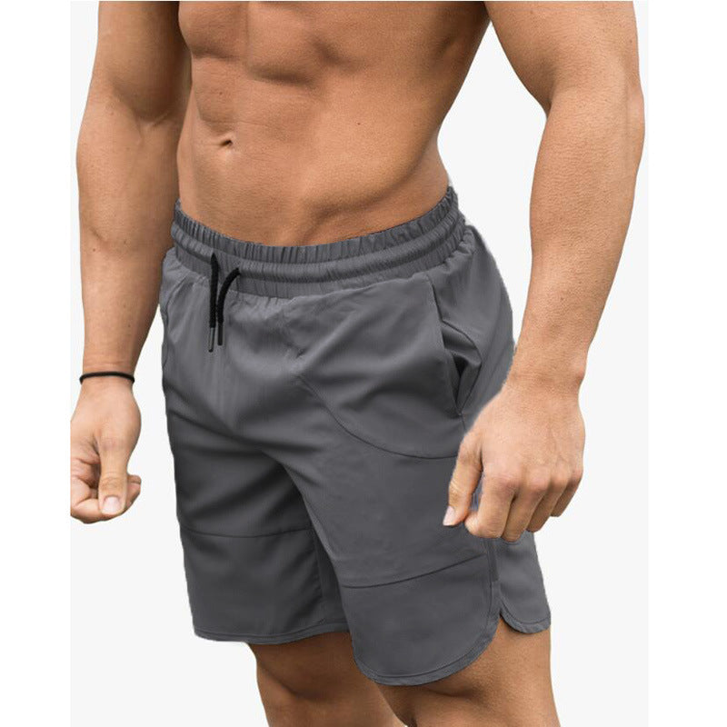 Men's Quick-Dry Swim Shorts with Drawstring and Pockets