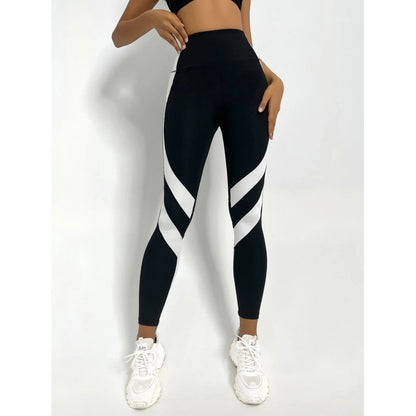 Women's Minimalist And Versatile Patchwork High Waisted Yoga Pants