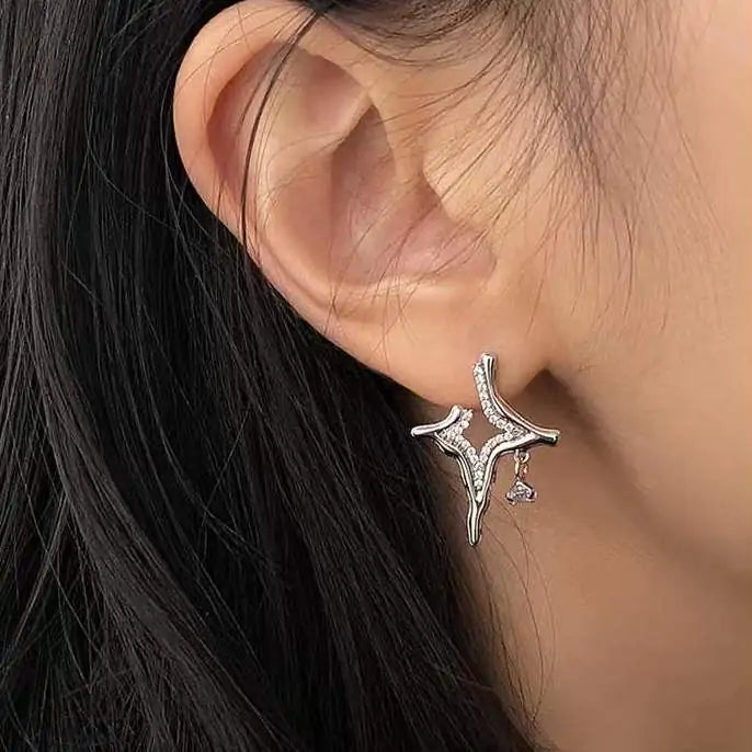 Asterism Rhinestone Earrings for special occasions