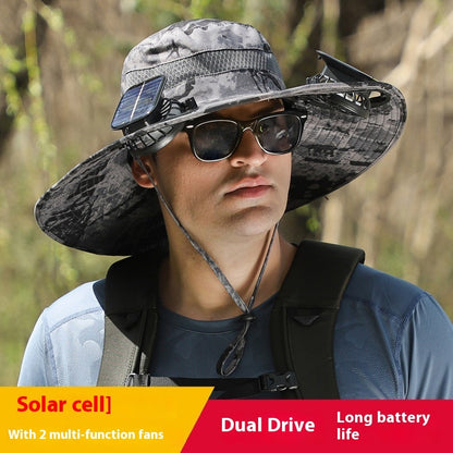 Solar-Powered Cooling Hat with Fan – Ultimate Sun Protection for Outdoor Adventures