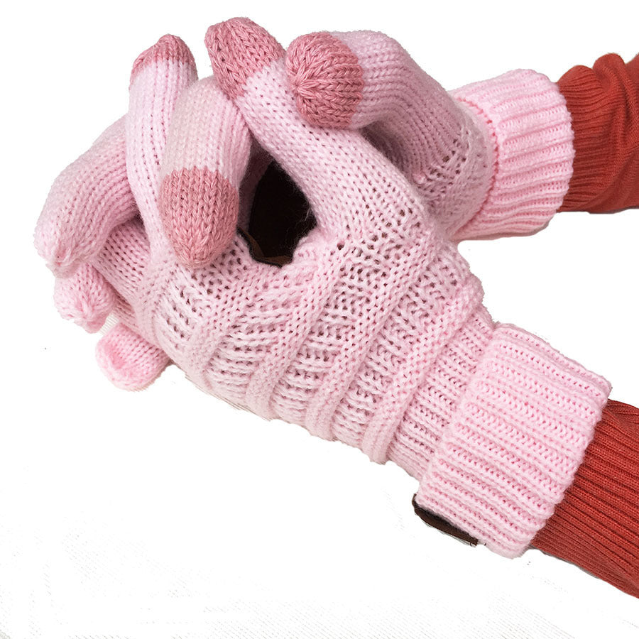 European And American Wool Knitted Touch Screen Gloves