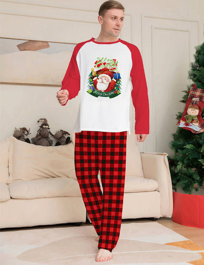 Family Matching Christmas Pyjamas - Santa & Plaid Holiday Set