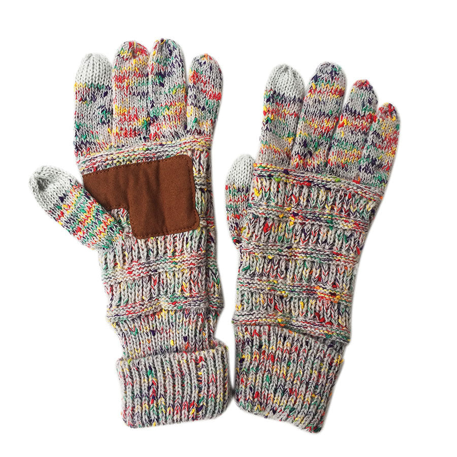 European And American Wool Knitted Touch Screen Gloves