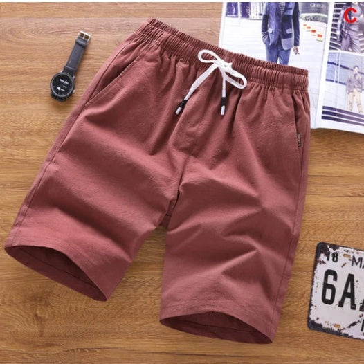 Men's Casual Printed Summer Shorts with Drawstring Waist