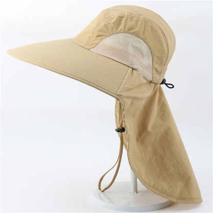 Wide Brim Sun Protection Hat with UV Shield – Ideal for Outdoor Fun