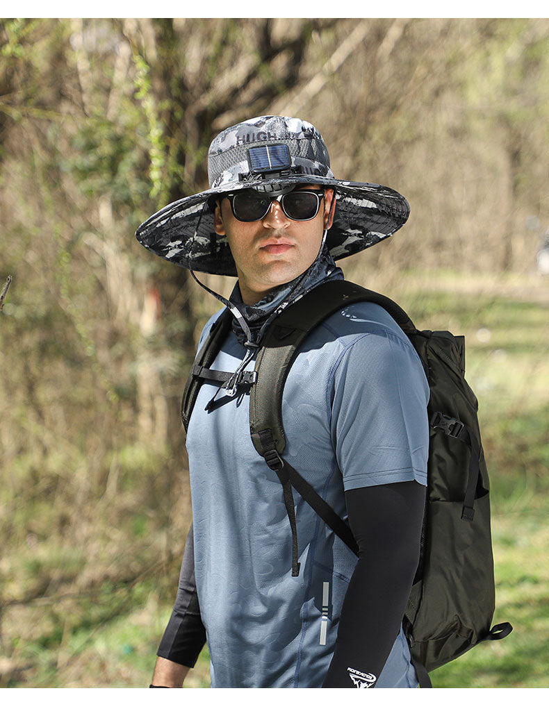 Solar-Powered Cooling Hat with Fan – Ultimate Sun Protection for Outdoor Adventures