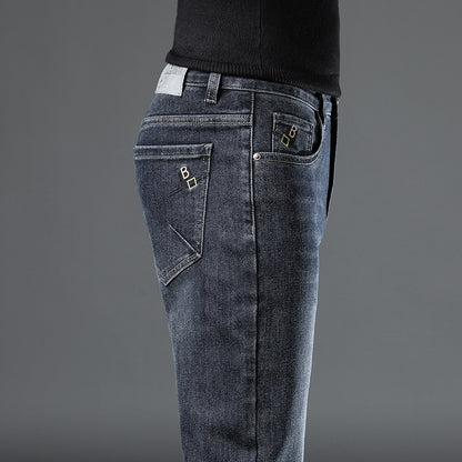 Men's Slim-Fit Stretch Jeans - Stylish and Comfortable Denim