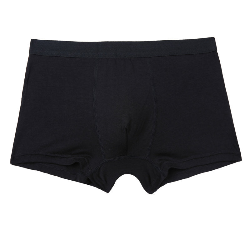 Pure Colour Bamboo Fibre Men's Underwear