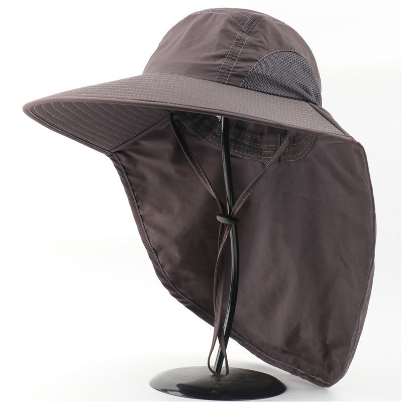 Wide Brim Sun Protection Hat with UV Shield – Ideal for Outdoor Fun