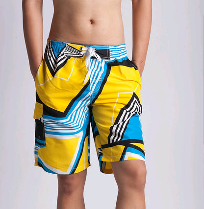 Men's Quick-Dry Graphic Swim Shorts - Bold and Comfortable