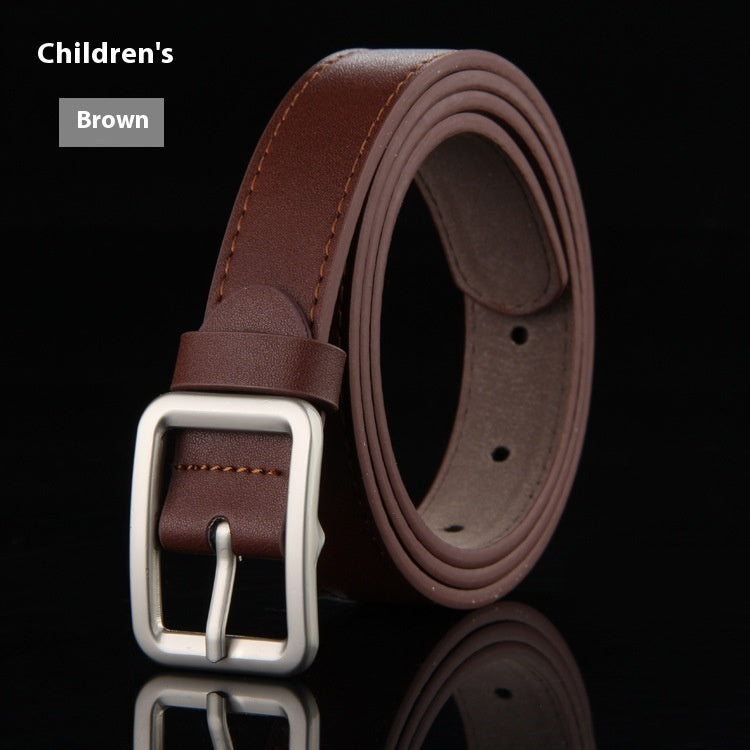 Men's Classic Genuine Leather Belt with Metal Buckle