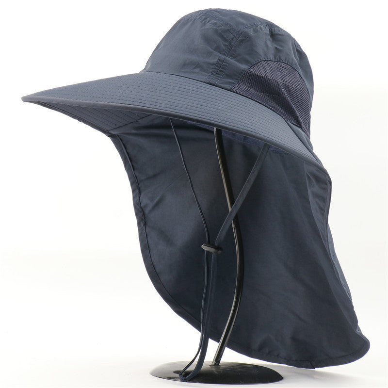 Wide Brim Sun Protection Hat with UV Shield – Ideal for Outdoor Fun