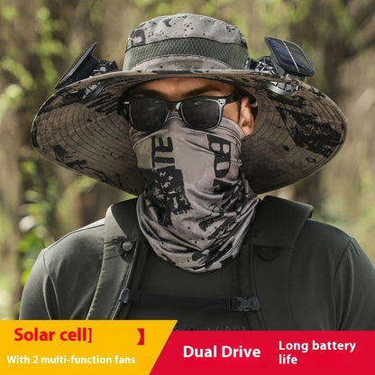 Solar-Powered Cooling Hat with Fan – Ultimate Sun Protection for Outdoor Adventures