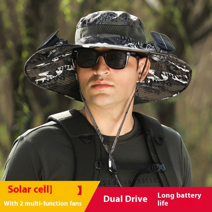 Solar-Powered Cooling Hat with Fan – Ultimate Sun Protection for Outdoor Adventures