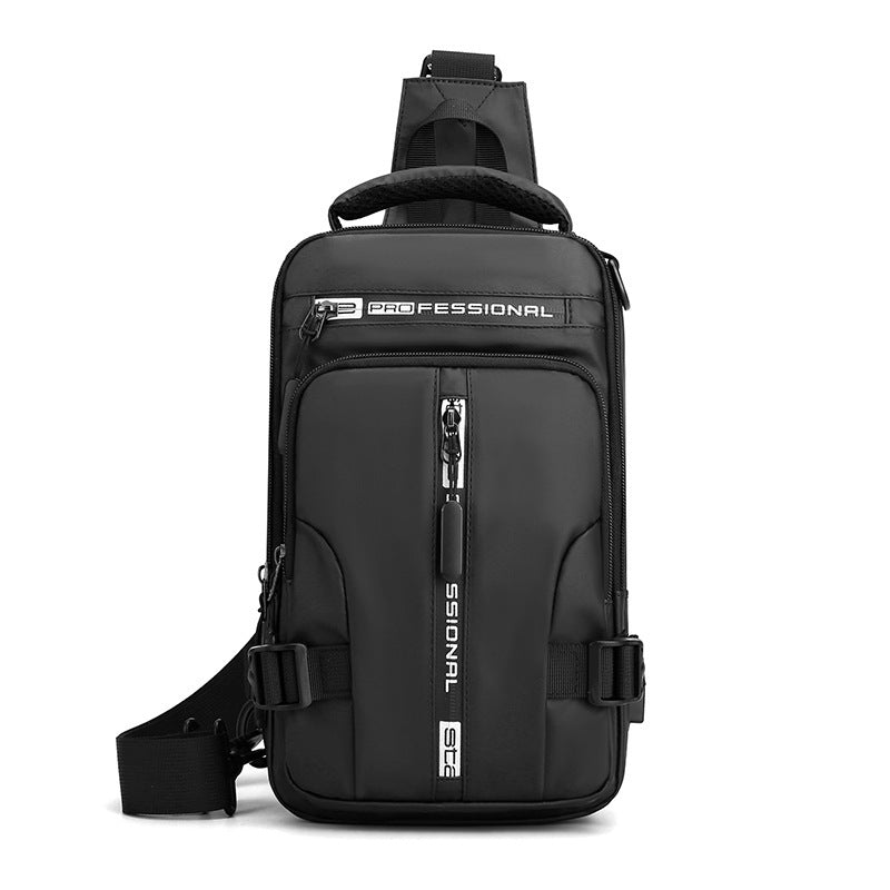 Men's Crossbody Bag with USB Charging Port – Versatile and Durable