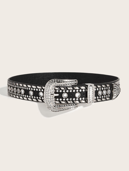 Punk Rhinestone Rivet Y2g Fashion Belt