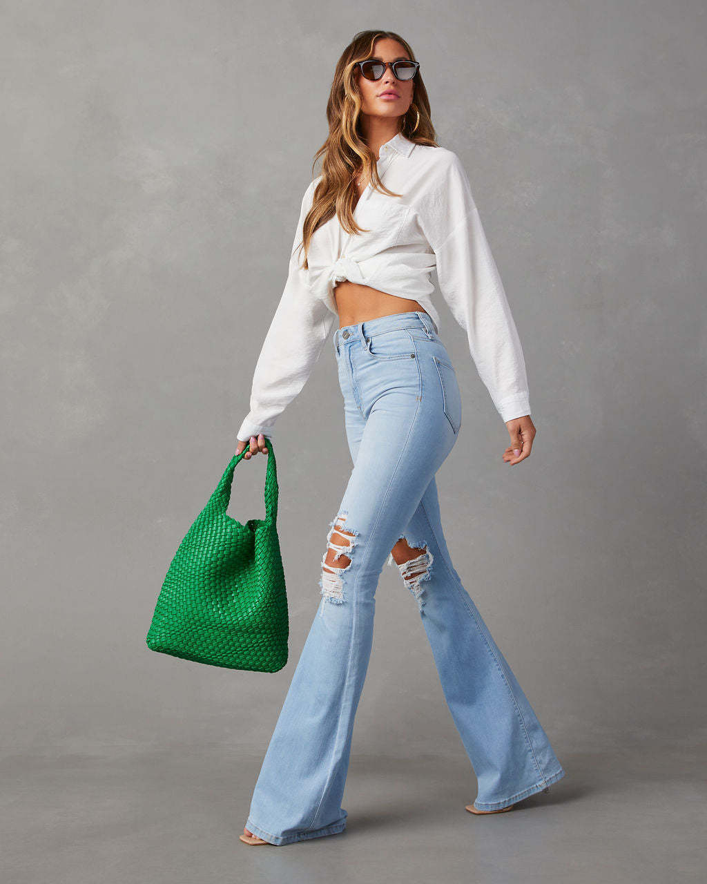 Comfortable wide-leg jeans for women