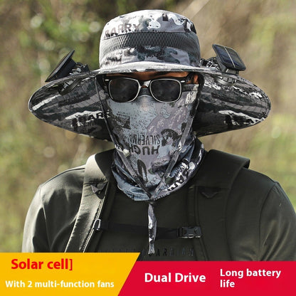 Solar-Powered Cooling Hat with Fan – Ultimate Sun Protection for Outdoor Adventures