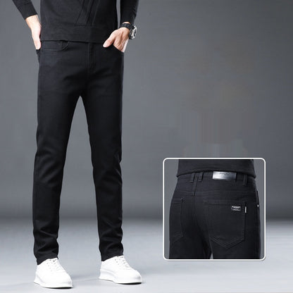 Versatile Stretch Slim Straight Men's Jeans