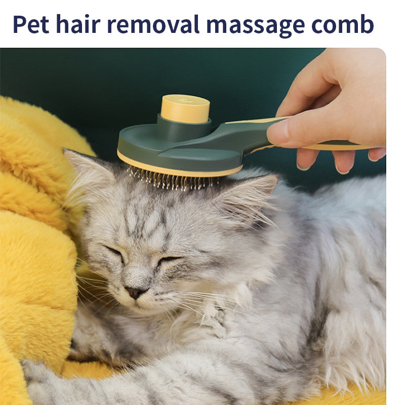 Pet hair brush suitable for dogs and cats