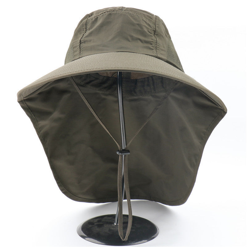 Wide Brim Sun Protection Hat with UV Shield – Ideal for Outdoor Fun