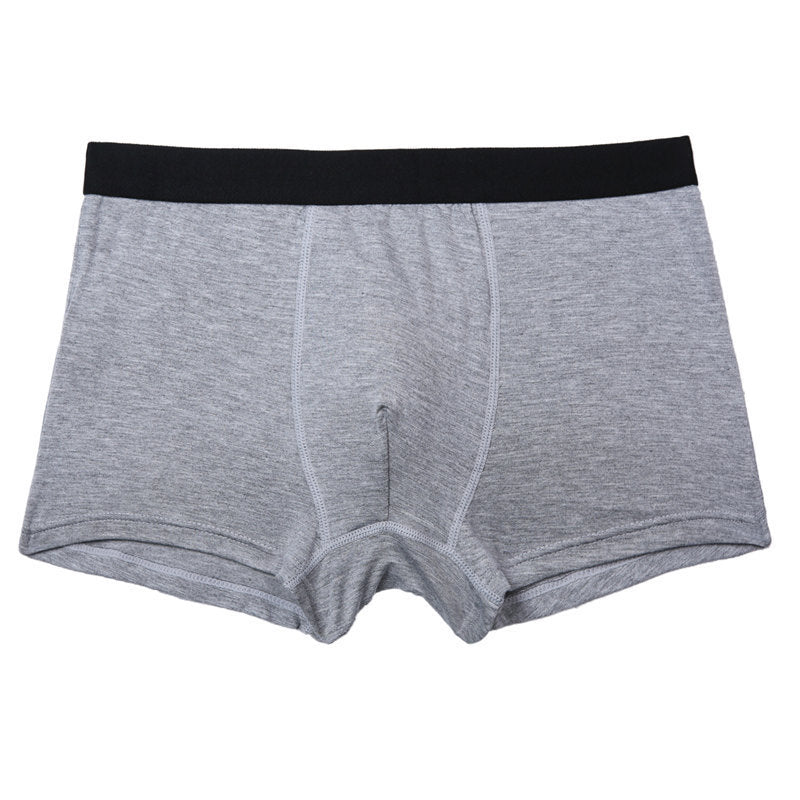 Pure Colour Bamboo Fibre Men's Underwear