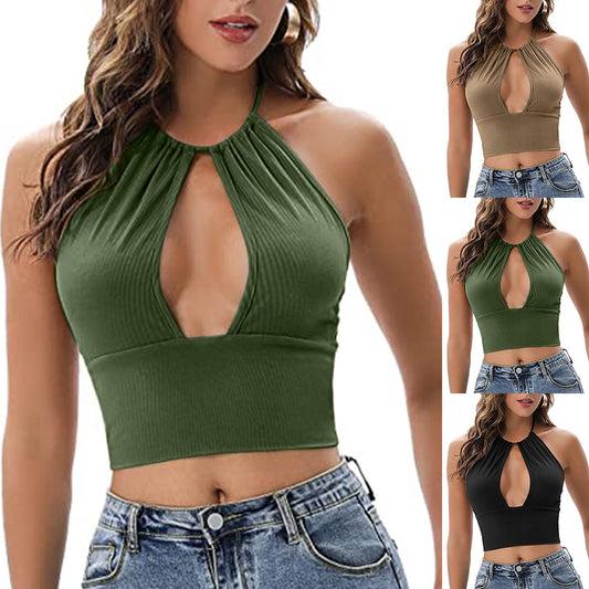 Women's Sexy Hollow-Out Camisole Halter Top - Summer Vest