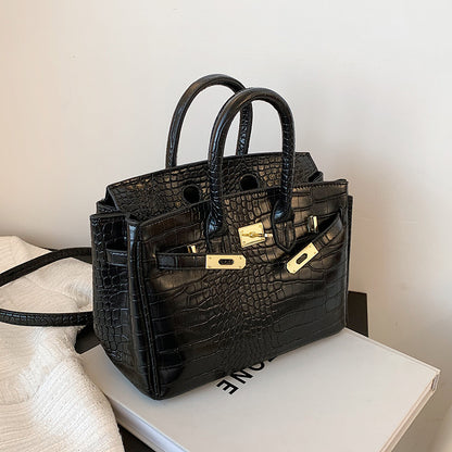 Birkin Bag Black Front On Box