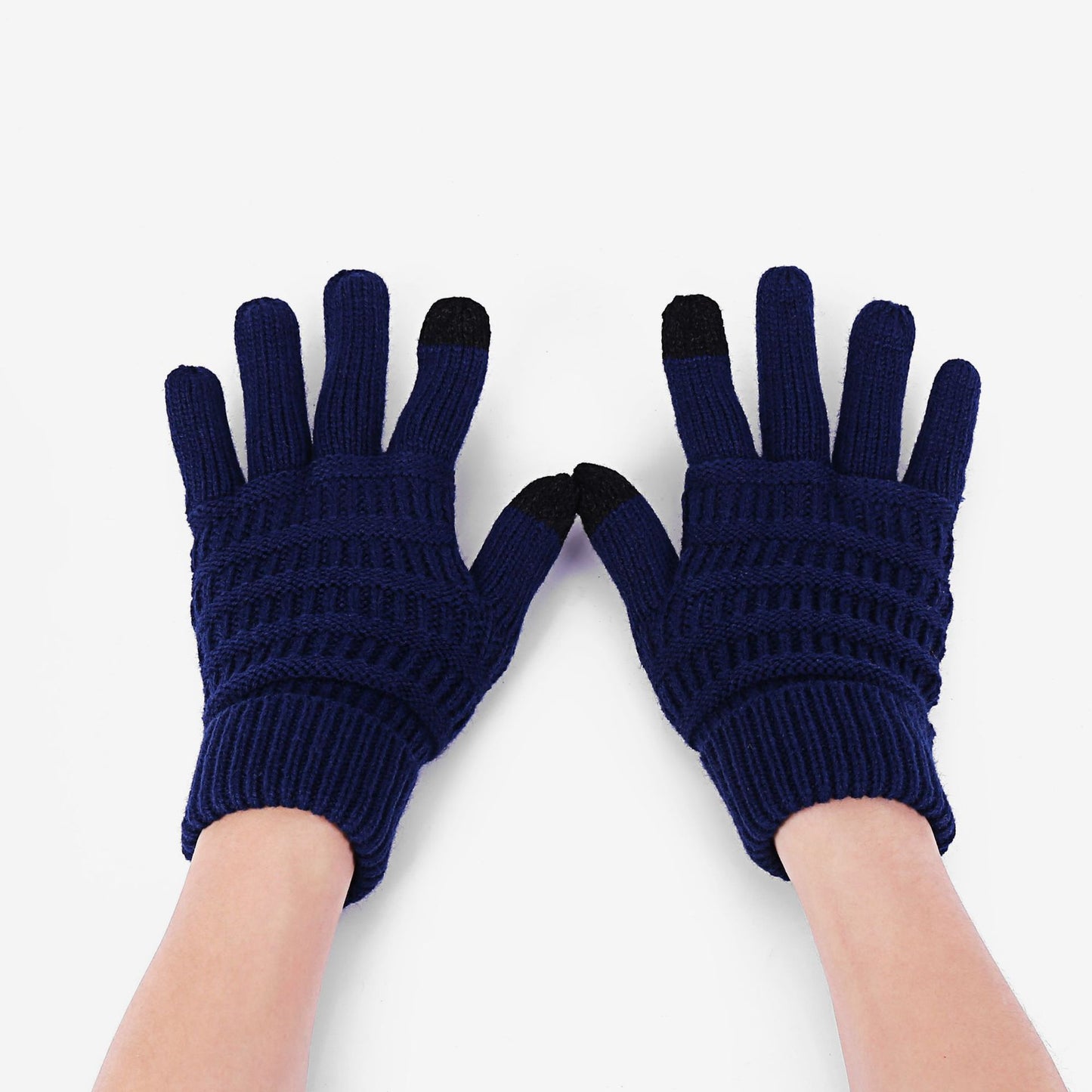 European And American Wool Knitted Touch Screen Gloves