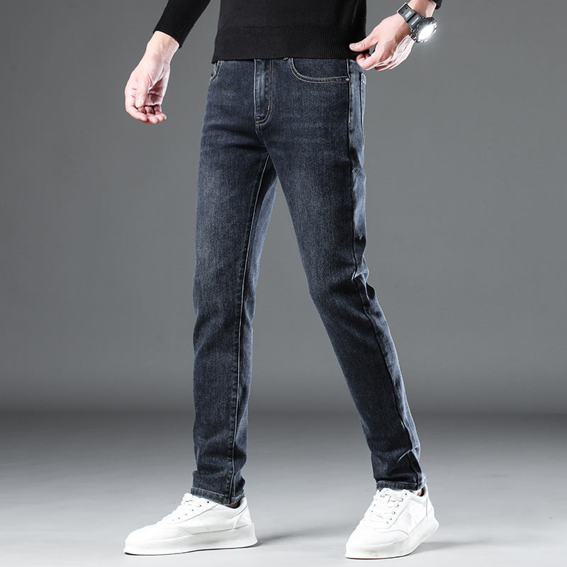 Men's Slim-Fit Stretch Jeans - Stylish and Comfortable Denim