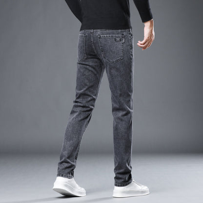 Versatile Stretch Slim Straight Men's Jeans