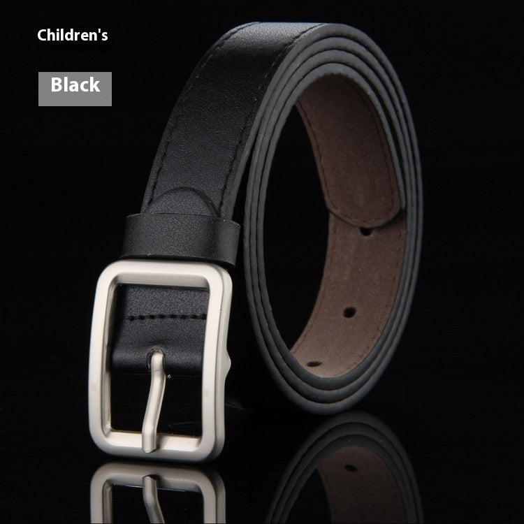 Men's Classic Genuine Leather Belt with Metal Buckle