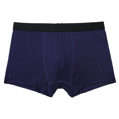 Pure Colour Bamboo Fibre Men's Underwear