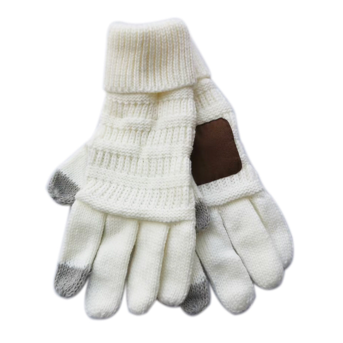 European And American Wool Knitted Touch Screen Gloves